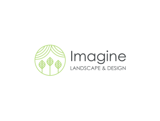 Imagine Landscape & Design logo design by kevlogo