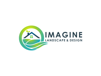 Imagine Landscape & Design logo design by N3V4