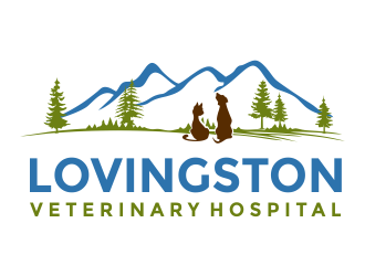 Lovingston Veterinary Hospital logo design by aldesign