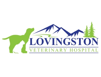 Lovingston Veterinary Hospital logo design by MAXR