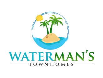 Watermans Townhomes logo design by shravya