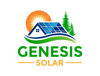 Genesis Solar logo design by Girly