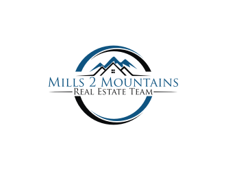 Mills 2 Mountains Real Estate Team logo design by Diancox