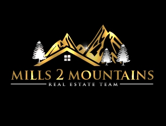 Mills 2 Mountains Real Estate Team logo design by shravya