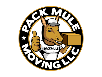 Pack Mule Moving LLC logo design by haze