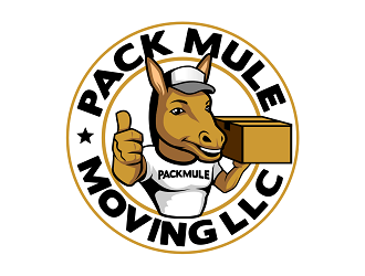 Pack Mule Moving LLC logo design by haze