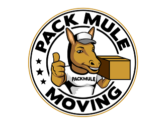 Pack Mule Moving LLC logo design by haze
