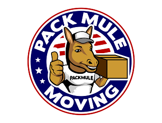 Pack Mule Moving LLC logo design by haze