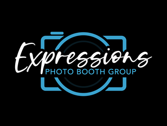 Expressions Photo Booth Group logo design by kunejo