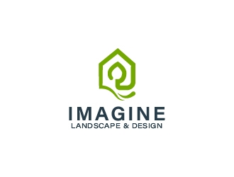 Imagine Landscape & Design logo design by zizi&trade;