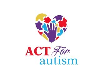 Act For Autism logo design by Anizonestudio
