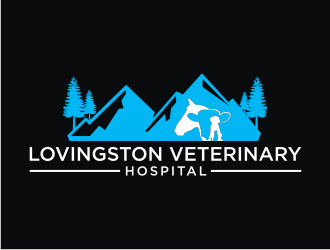 Lovingston Veterinary Hospital logo design by Sheilla