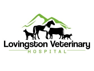 Lovingston Veterinary Hospital logo design by dasigns