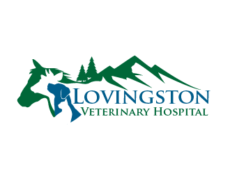 Lovingston Veterinary Hospital logo design by THOR_