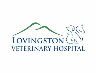 Lovingston Veterinary Hospital logo design by luckyprasetyo