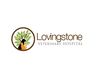 Lovingston Veterinary Hospital logo design by Rachel