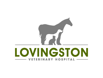 Lovingston Veterinary Hospital logo design by torresace