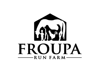 Kroupa Run Farm logo design by Marianne