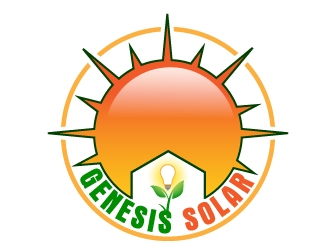Genesis Solar logo design by Suvendu