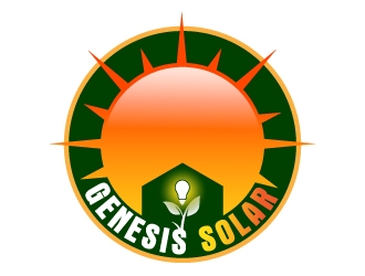 Genesis Solar logo design by Suvendu