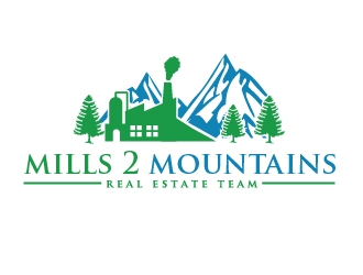 Mills 2 Mountains Real Estate Team logo design by shravya