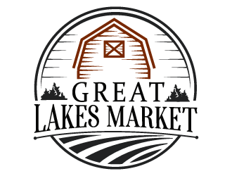 Great Lakes Market logo design by MonkDesign