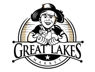 Great Lakes Market logo design by Suvendu