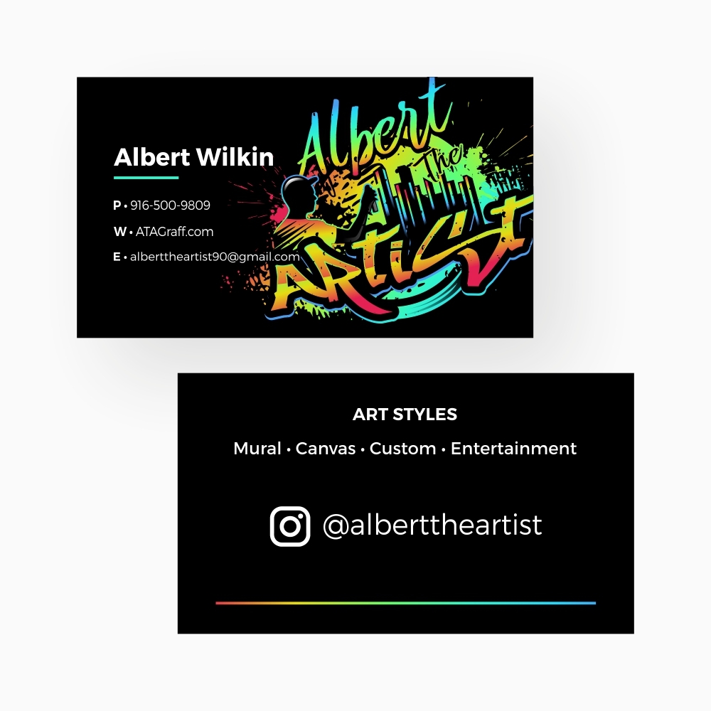 Albert The Artist logo design by Ibrahim