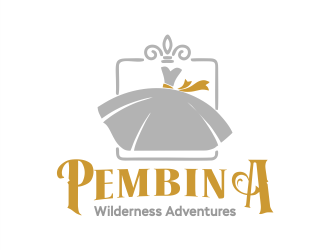 Pembina Wilderness Adventures logo design by Gwerth