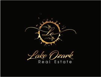 Lake Ozark Real Estate logo design by up2date