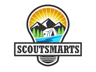 Scoutsmarts.com logo design by megalogos
