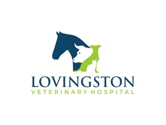 Lovingston Veterinary Hospital logo design by lj.creative