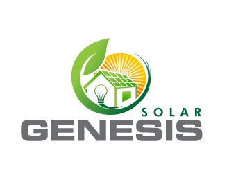 Genesis Solar logo design by Suvendu