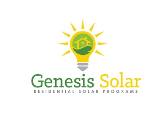 Genesis Solar logo design by Rachel