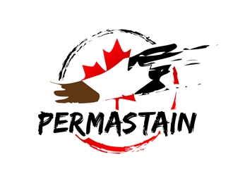 Permastain logo design by DreamLogoDesign