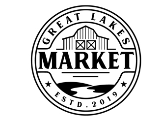 Great Lakes Market logo design by DreamLogoDesign