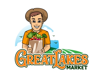 Great Lakes Market logo design by DreamLogoDesign