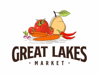 Great Lakes Market logo design by Alfatih05