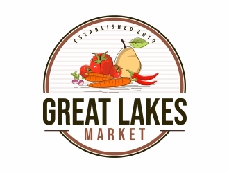 Great Lakes Market logo design by Alfatih05