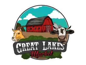 Great Lakes Market logo design by AamirKhan