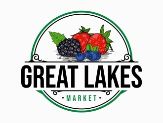 Great Lakes Market logo design by Alfatih05