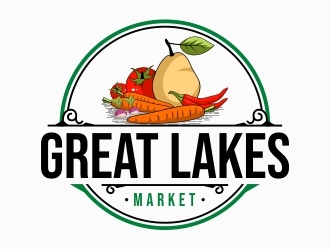 Great Lakes Market logo design by Alfatih05