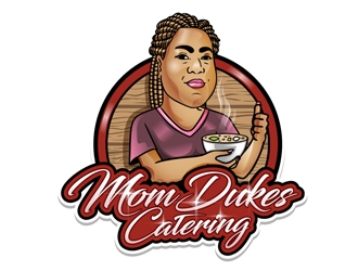 Mom Dukes Catering logo design by DreamLogoDesign