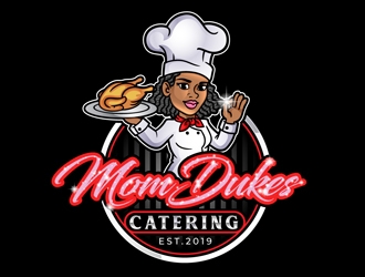 Mom Dukes Catering logo design by DreamLogoDesign