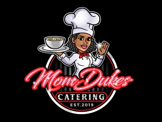 Mom Dukes Catering logo design by DreamLogoDesign