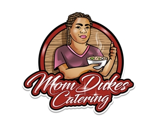 Mom Dukes Catering logo design by DreamLogoDesign