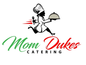 Mom Dukes Catering logo design by DreamLogoDesign