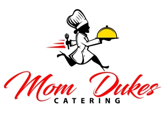 Mom Dukes Catering logo design by DreamLogoDesign