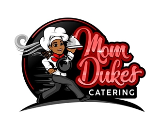 Mom Dukes Catering logo design by veron