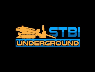STBI underground logo design by aryamaity